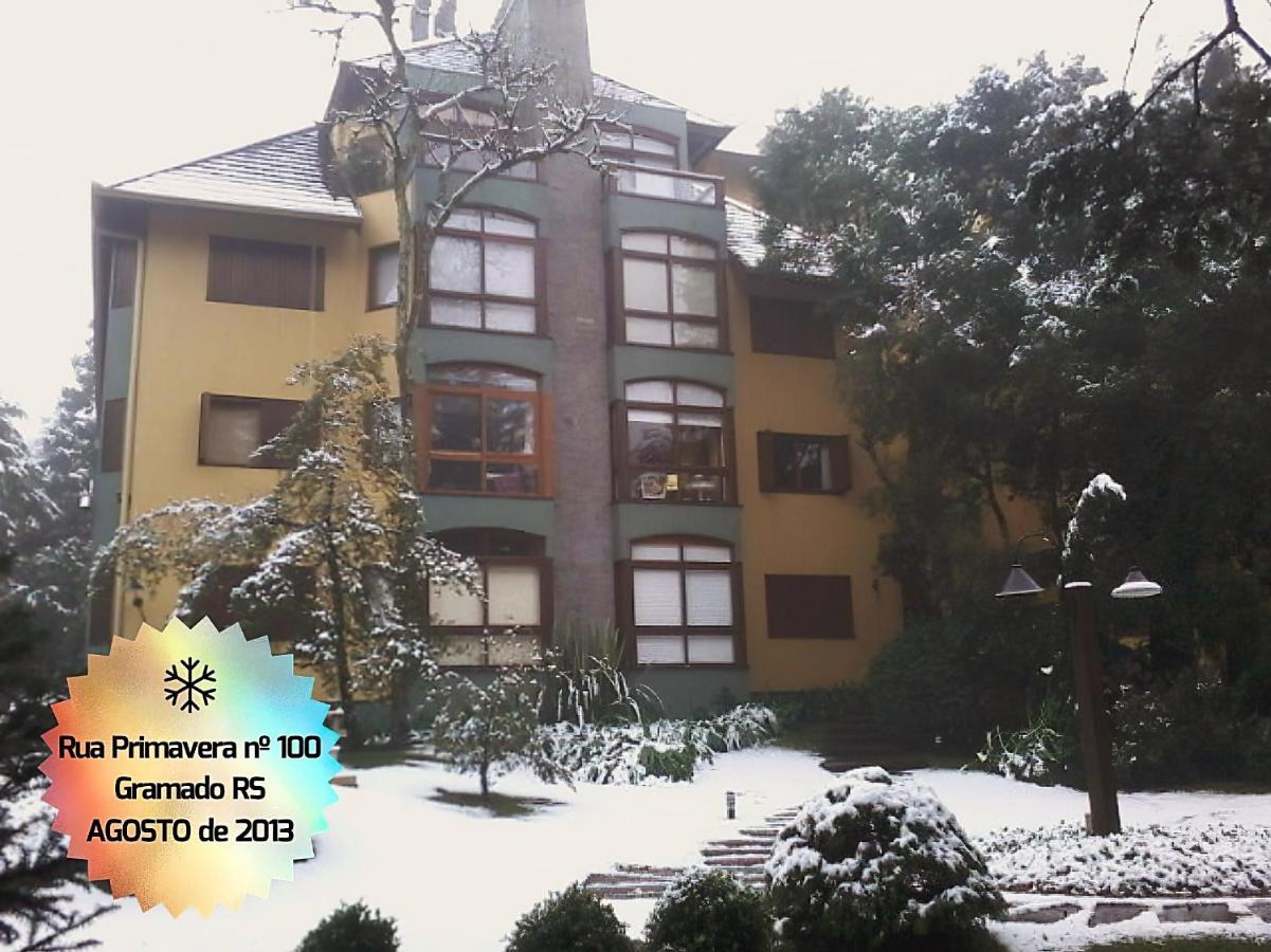 Apartamento Aluguel Temporada 그라마도 외부 사진